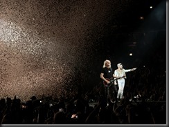 Brian May and Adam Lambert of Queen, 2023