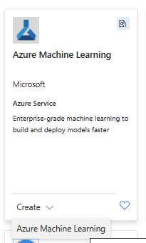 Azure Machine Learning Card