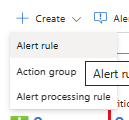 Create Alert Rule Button